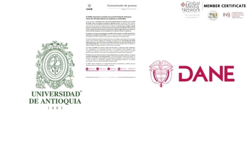 DANE responde a estudio de la Universidad de Antioquia y defiende la confiabilidad de las cifras del mercado laboral