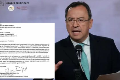 Hernando Alfonso Prada presenta su renuncia como embajador de Colombia en Francia