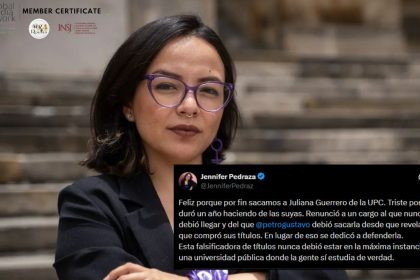 Jennifer Pedraza celebra renuncia de Juliana Guerrero a la UPC y cuestiona su permanencia