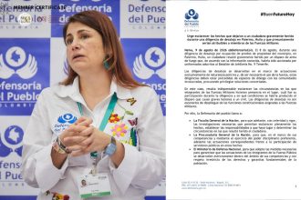 Defensoría del Pueblo pide investigar a militares por civil gravemente herido durante desalojo en Palermo, Huila
