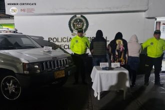 Investigación de un año permitió judicializar a tres personas por hurto de cableado en Subachoque