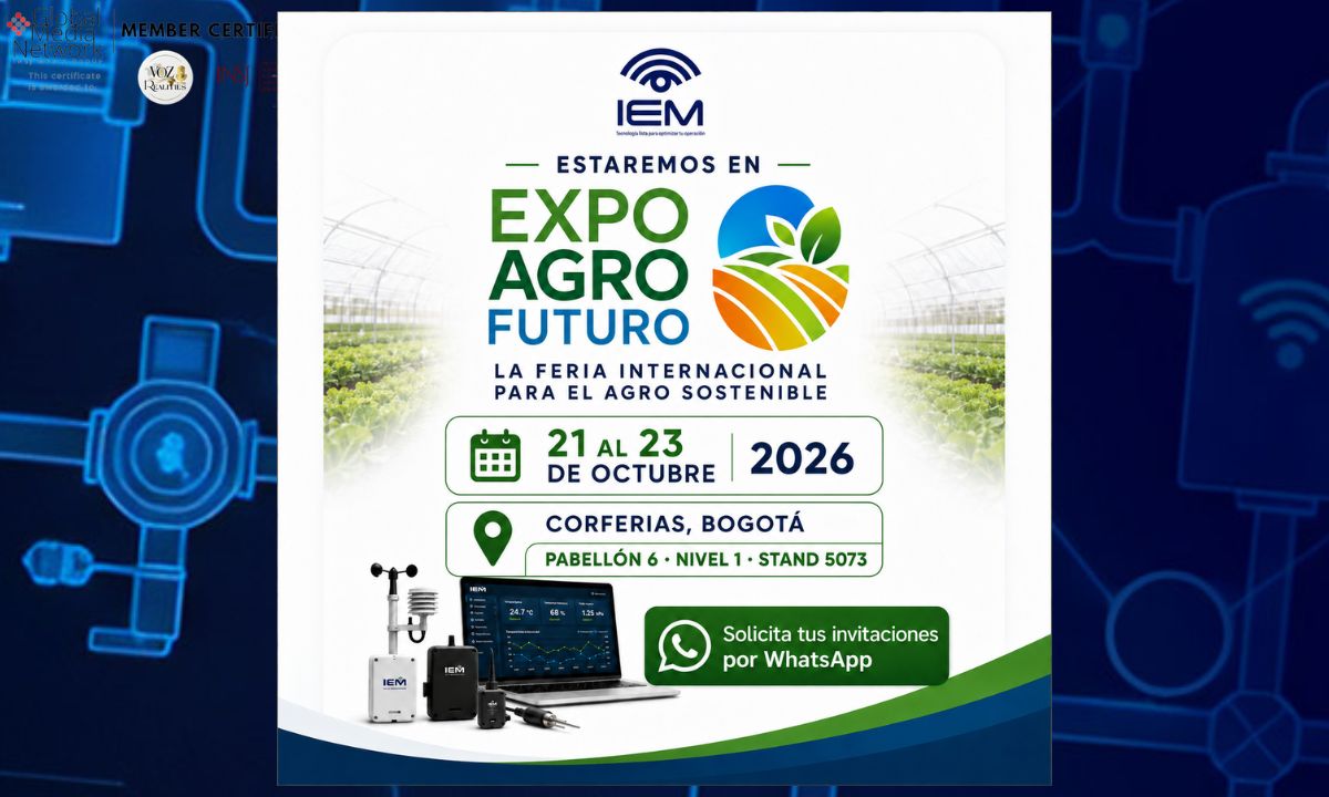 IEM llevará tecnología IoT para el agro a Expo AgroFuturo 2026 en Bogotá