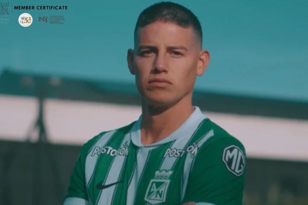 James Rodríguez vuelve a Atlético Nacional: el regreso del ‘10’ al fútbol colombiano