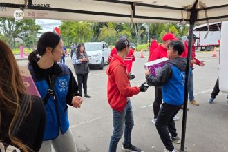 Voluntarios de HWPL apoyaron en Bogotá la recepción y clasificación de ayudas tras el terremoto