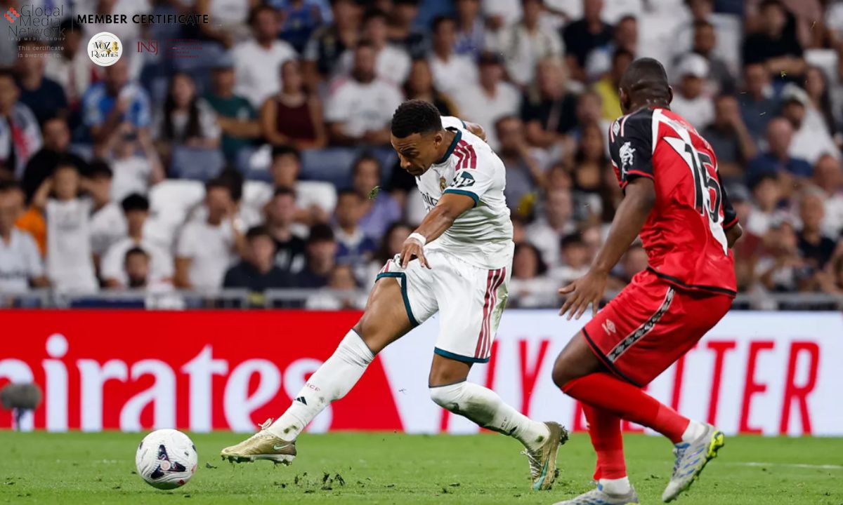 Real Madrid goleó al Rayo Vallecano con doblete de Mbappé en el Bernabéu