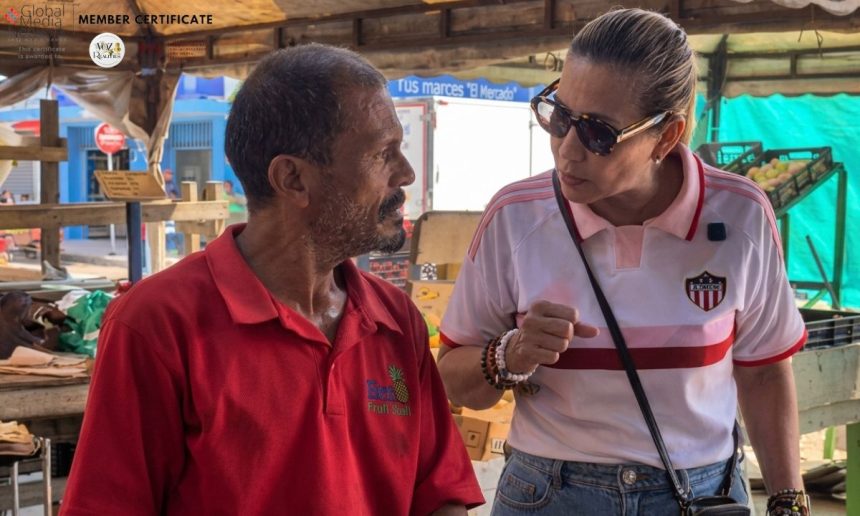 Verónica Patiño propone economía solidaria para fortalecer el centro y el mercado de Barranquilla