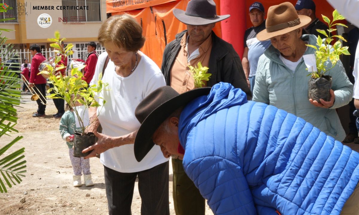 En Nobsa, Boyacá, víctimas mayores de la violencia inauguraron el Jardín de la Memoria como símbolo de vida, memoria y esperanza