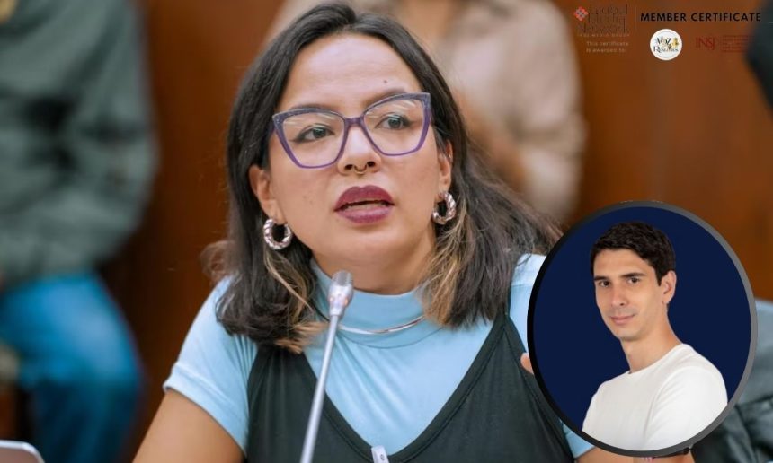 Un juez de Bogotá amparó los derechos de Jennifer Pedraza y ordenó retirar y rectificar publicaciones de David Toledo que la vinculaban con el ELN