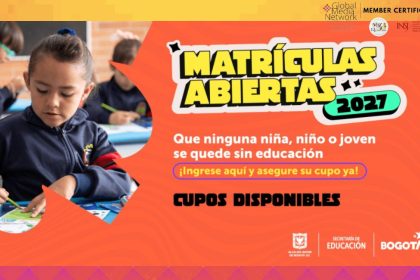 Bogotá abrió la solicitud de cupos para colegios públicos de 2027. Conozca las fechas, cómo hacer el trámite y qué pasa después de recibir la asignación