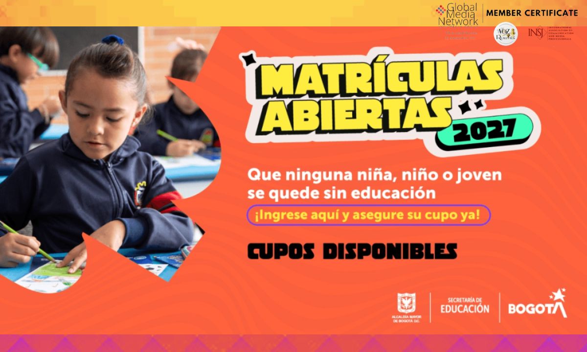 Bogotá abrió la solicitud de cupos para colegios públicos de 2027. Conozca las fechas, cómo hacer el trámite y qué pasa después de recibir la asignación