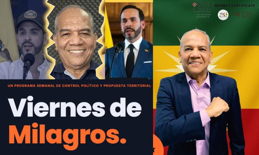 Edison Lucio Torres presenta Viernes de Milagros, un proyecto que analizará el poder, la Dictadura del Ego y las dos caras de la Patria Milagro