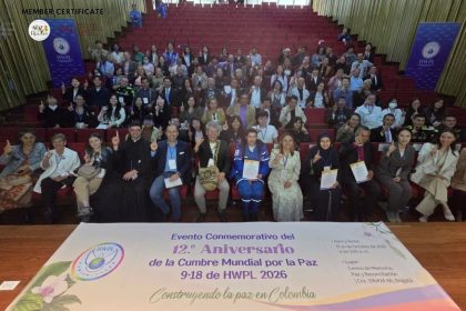 HWPL conmemoró en Bogotá el 12.º aniversario de la Cumbre Mundial por la Paz 9·18 con un encuentro sobre diálogo interreligioso y liderazgo juvenil