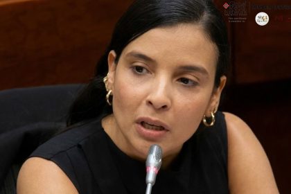 Paola D’Haro fue la única en votar contra el concepto favorable al proyecto de ley de sometimiento y alertó sobre vacíos jurídicos y riesgos para las víctimas
